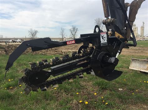 mini excavator or trencher|trencher attachment for mini excavator.